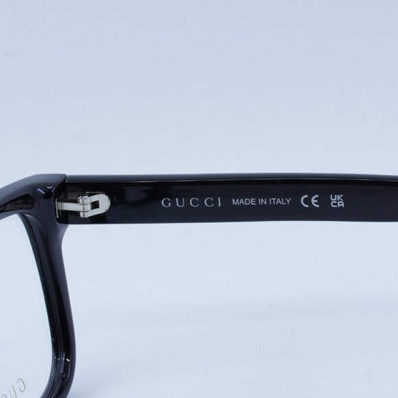Gucci GG1117O 001 Square Eyeglasses - Black 56mm - Picture 6 of 10